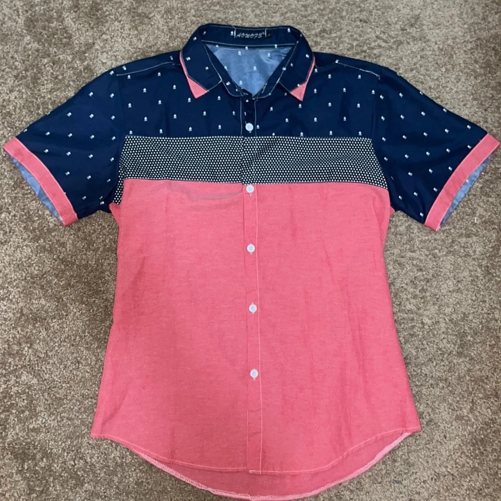 Skull Pattern Button down - Picture 2 of 3